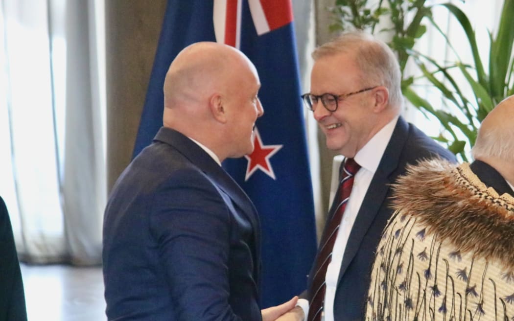 Prime Minister Christopher Luxon has meeting his Australian counterpart Anthony Albanese in Queenstown.