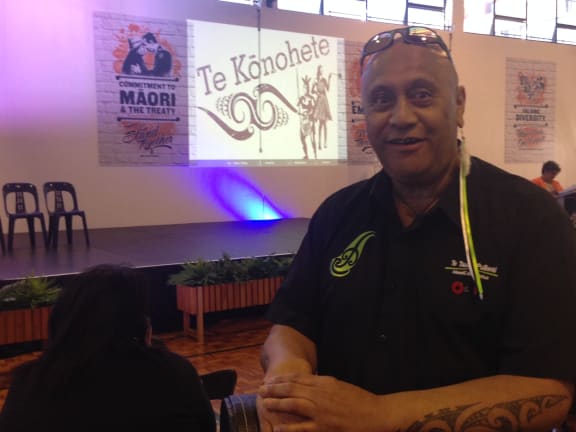 Dennis Karauna at Te Konohete, Police College, Wellington.