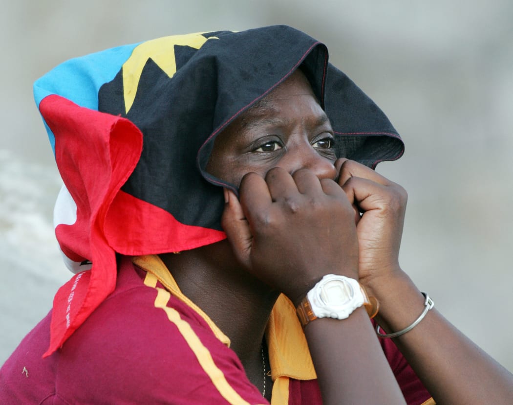 A disappointed West Indies cricket fan.