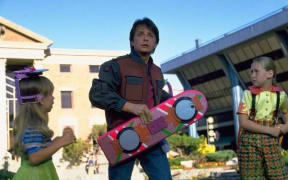 Michael J Fox in Back To The Future Part II