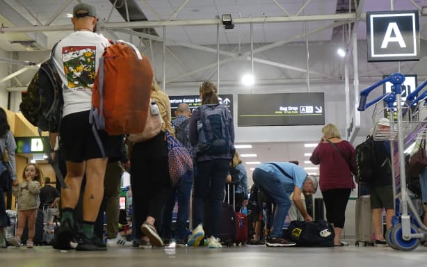 Auckland Airport on busiest day of year