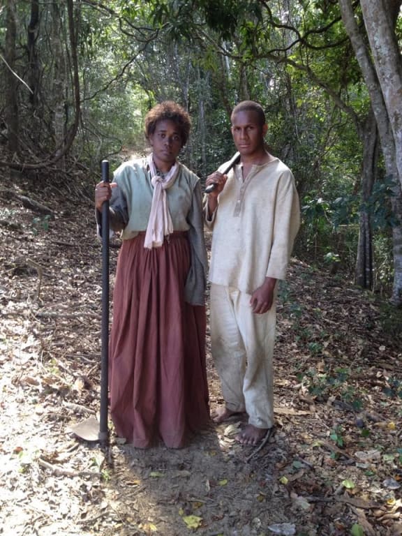 The main characters in "Blackbird", Solomon Islander siblings Rosa and Kiko. They were blackbirded to work on a sugar cane plantation in Queensland in the late 1800s.