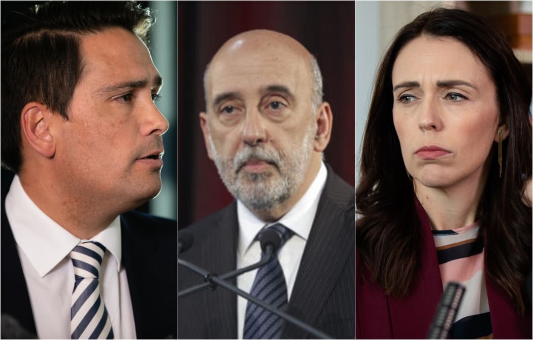 Simon Bridges, Gabriel Makhlouf, Jacinda Ardern