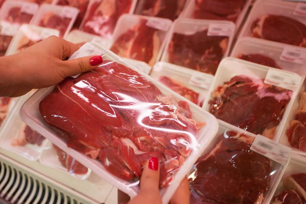 Packaged meat in the supermarket. (file)