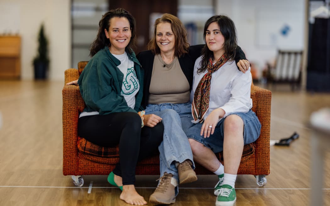 Miriama McDowell, Katie Wolf and Nī Dekkers Reihana