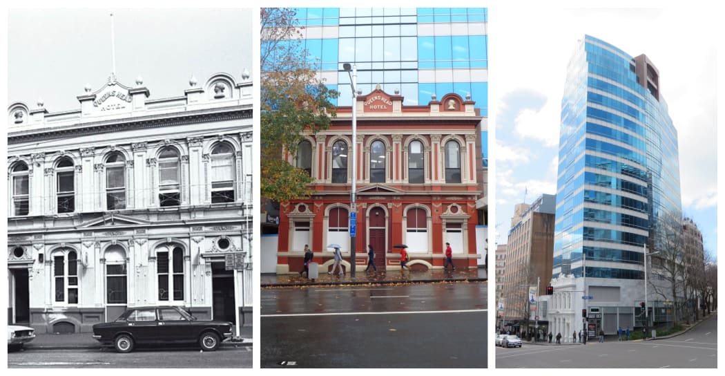 Queen's Head facade in Auckland