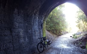 The Nelson side of the Spooners Tunnel features a specially made boardwalk entry and exit.