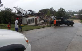 Vanuatu damage - Cyclone Hola