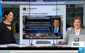 France 24 struggles to explain reporting the unreportable Sacramucci outburst.