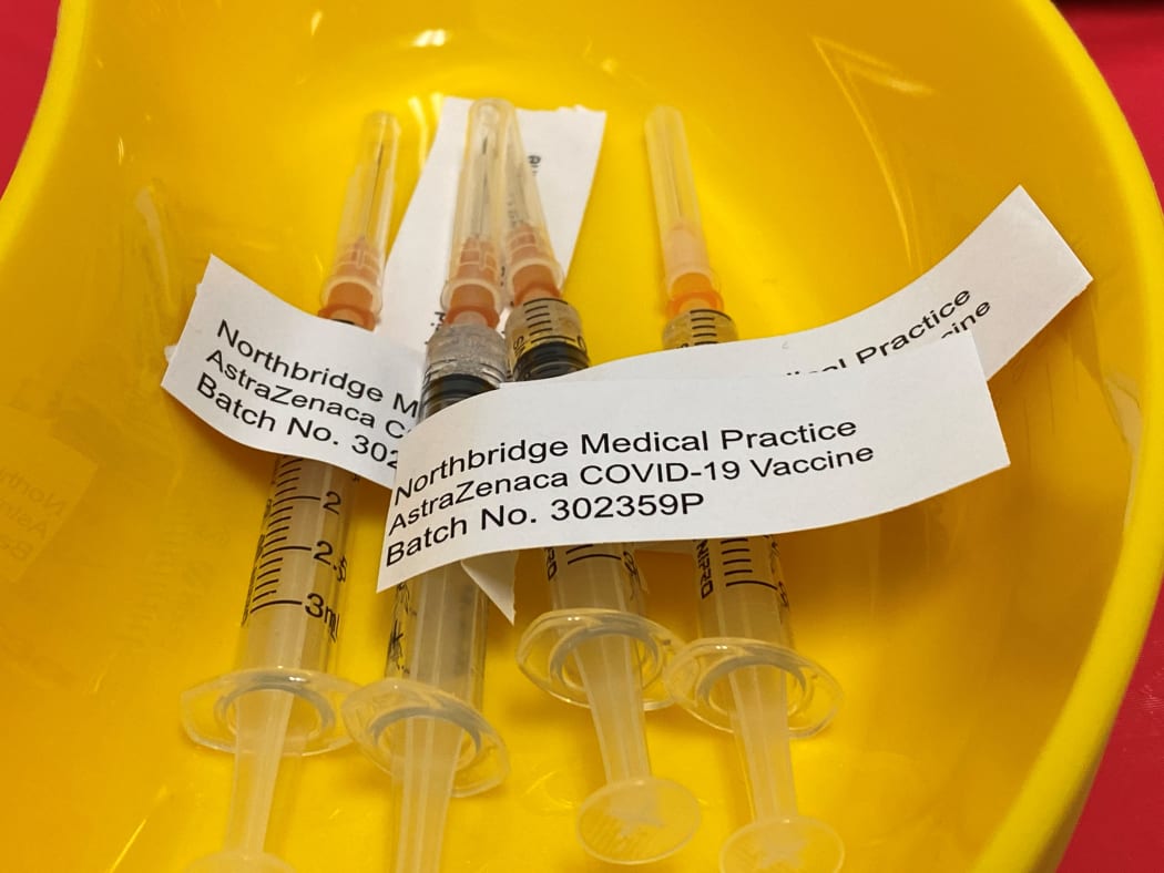 The patch of Astrazeneca vaccine.