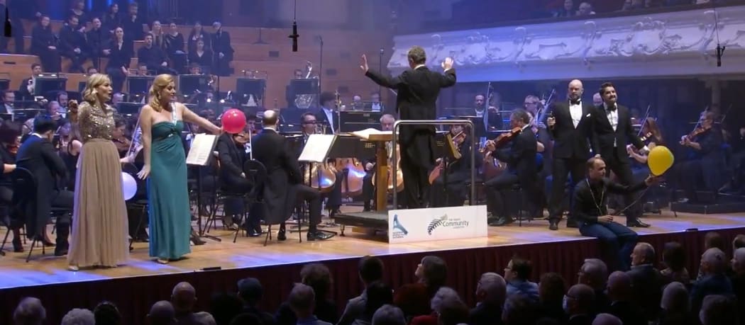 The party scene from Act 2 of the Auckland Philharmonia's performance of Die tote Stadt