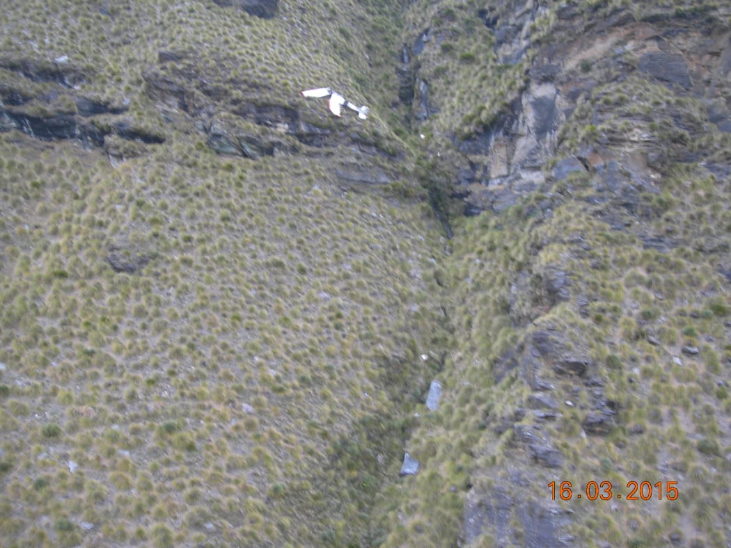 Photos of the fatal plane crash near Wanaka