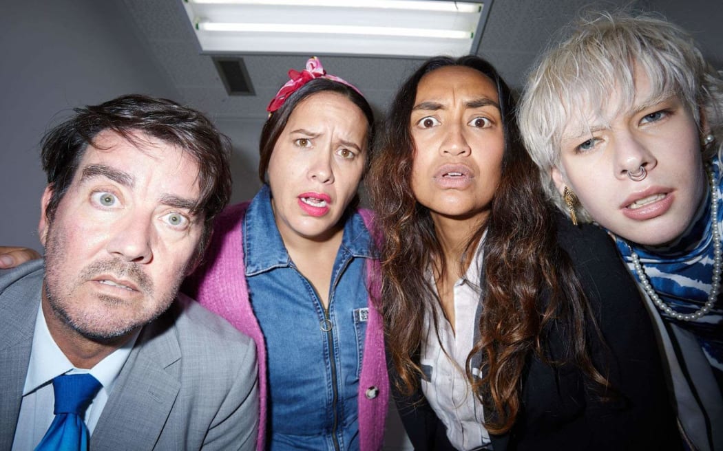 The cast of Ministry of Jingle