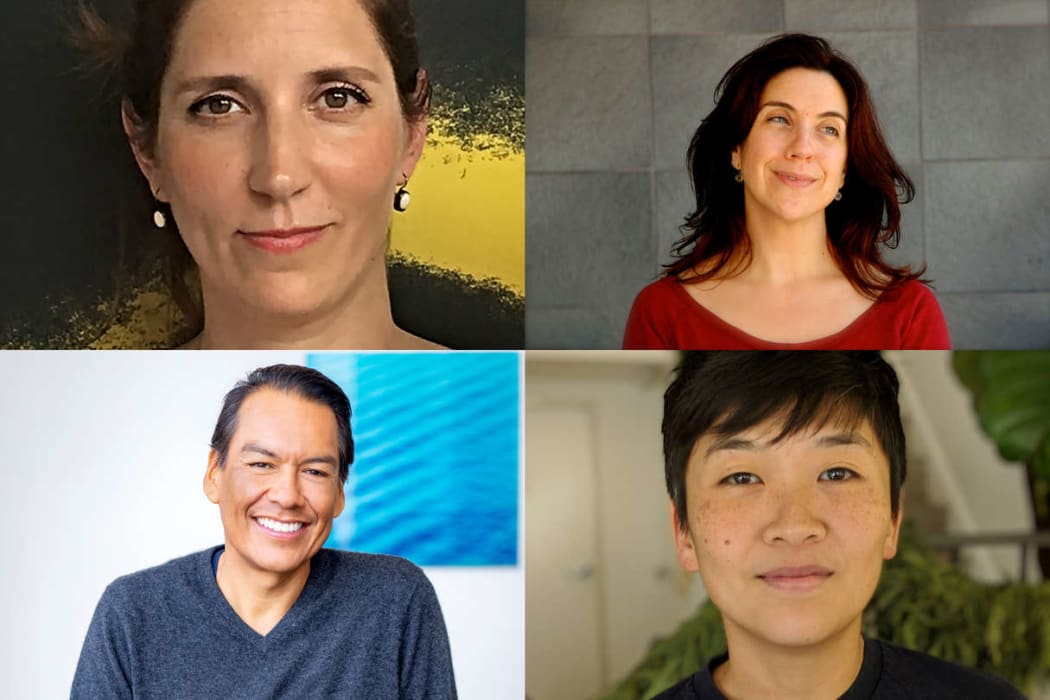 The four international guest curators joining NZIFF 2020 are clockwise from top-left: Violeta Bava, Alesia Weston, Vicci Ho, Bird Runningwate