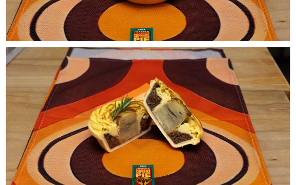 The winning pie in the Bakels 2025 NZ Pie Competition.