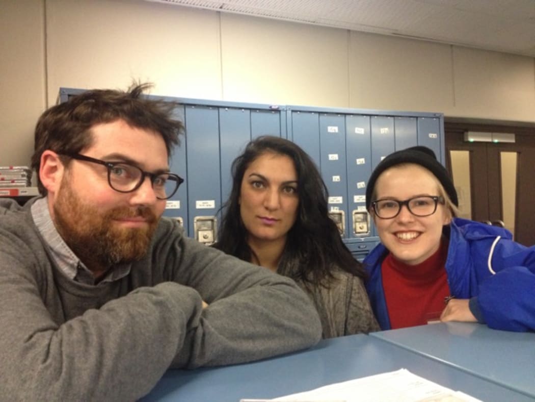 Samuel Scott, Trip Pony (Priya Sami) and Randa (Mainard Larkin)