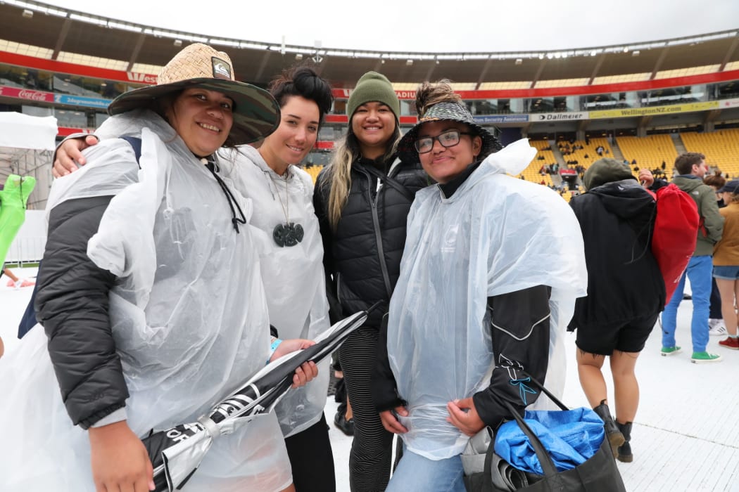 Fans have been braving the wet weather at Te Matatini at the stadium in Wellington today as the kapa haka competition closes in on the finals.