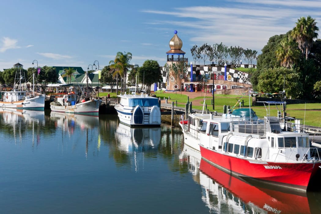 An artist's impression of the Hundertwasser Art Centre.