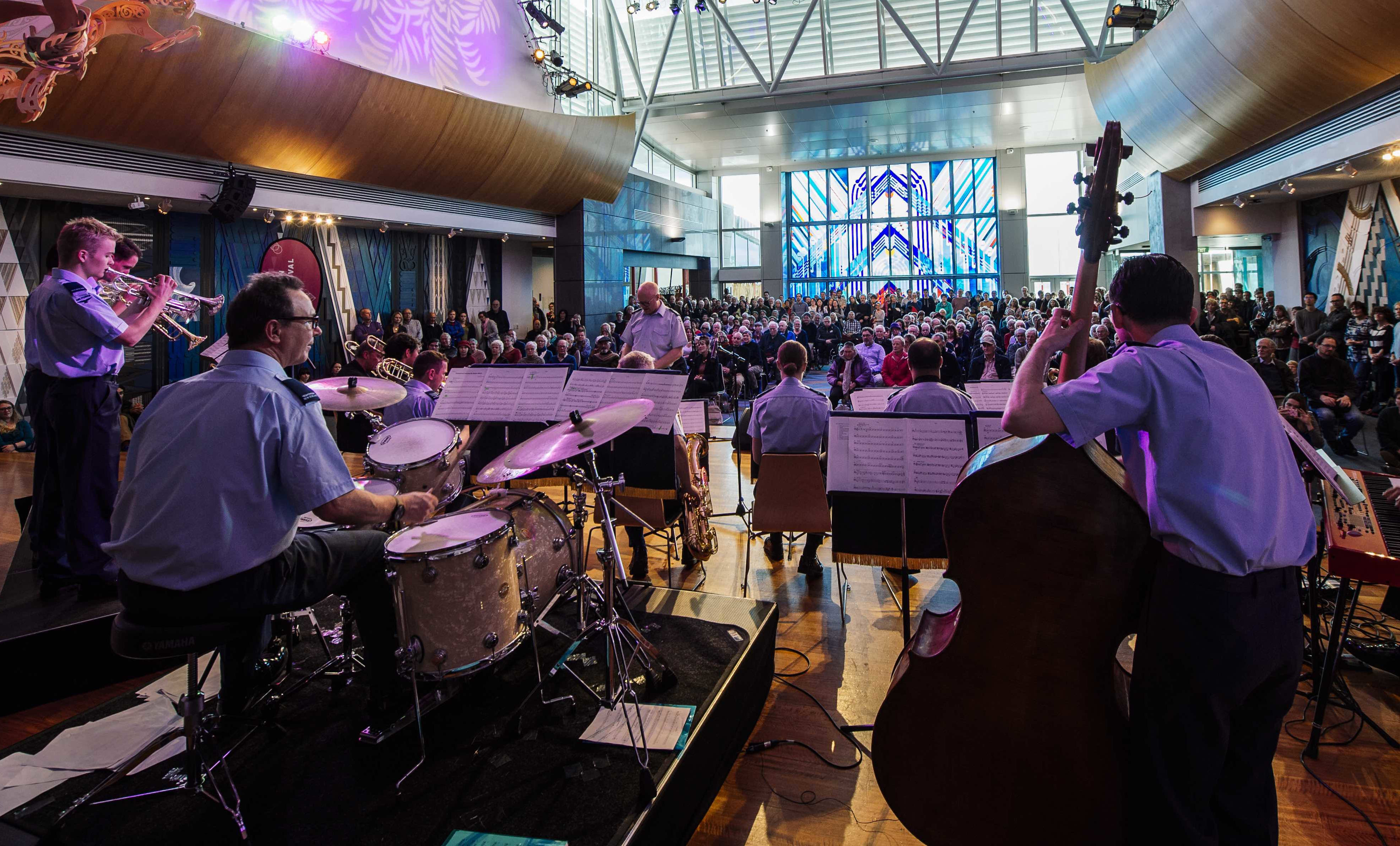 The Royal New Zealand Air Force Band at Te Papa