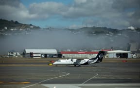 Low fog delays and cancels flights at Wellington Airport Tues 21st Jan 2020.