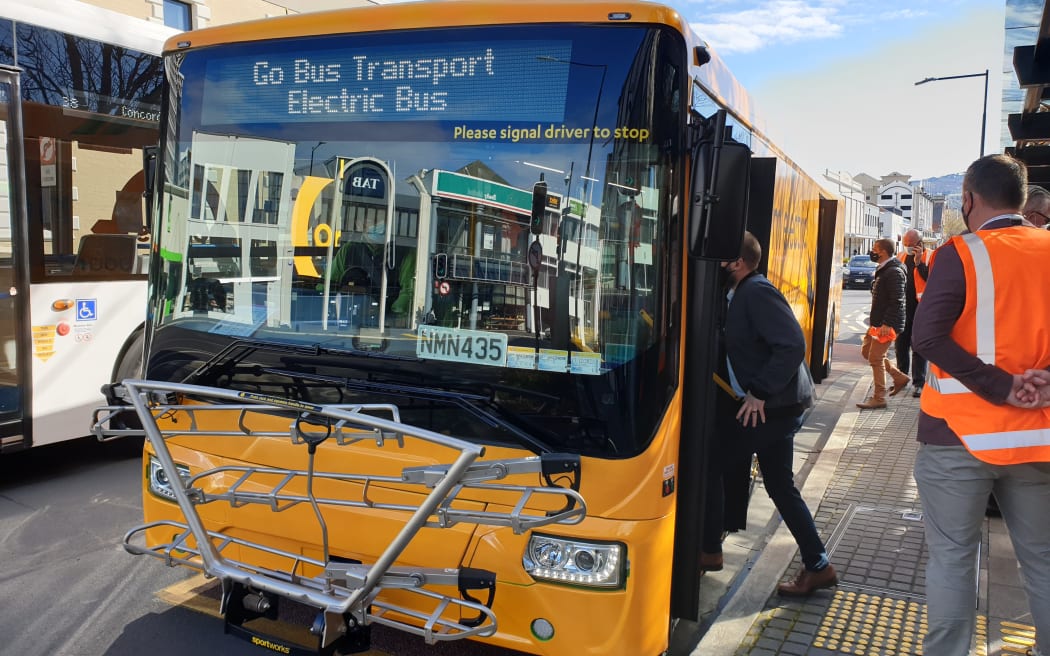 Electric bus trial in Dunedin.