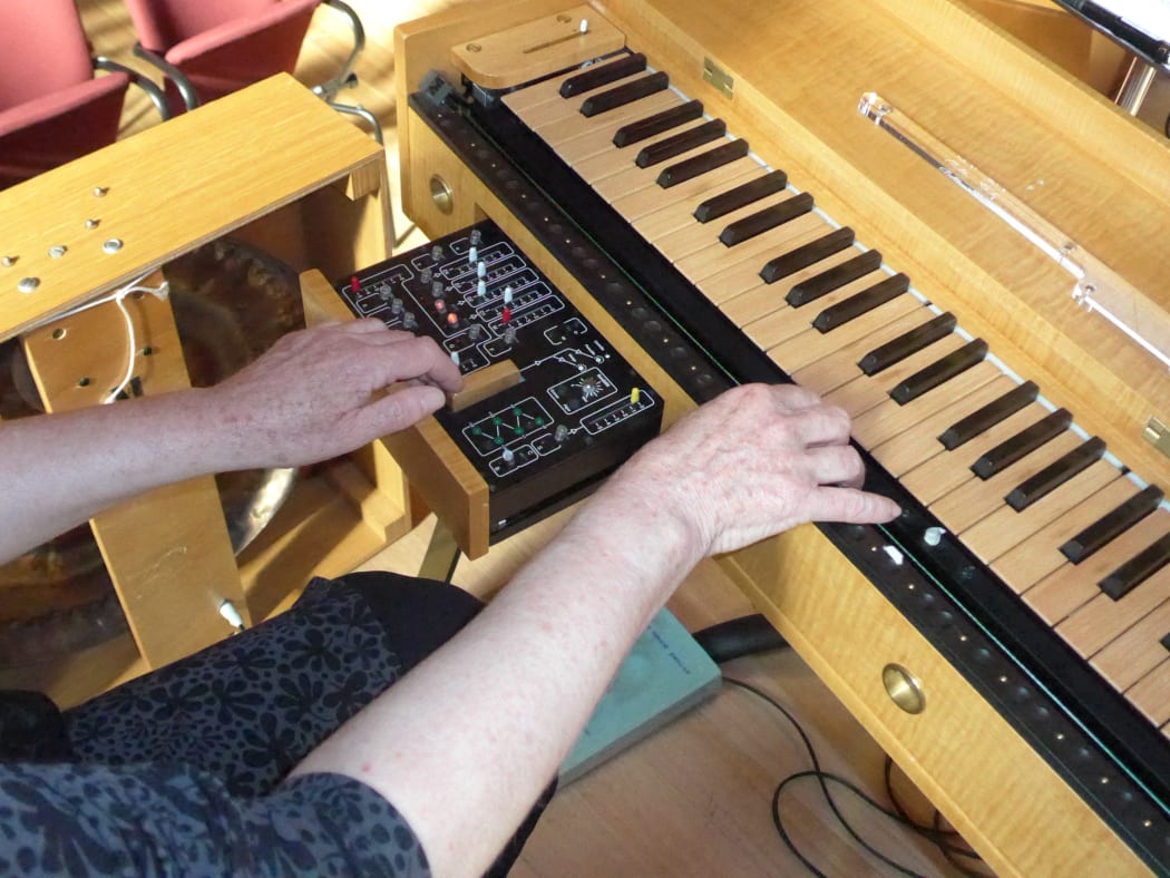 Cynthia Millar plays the ondes martenot
