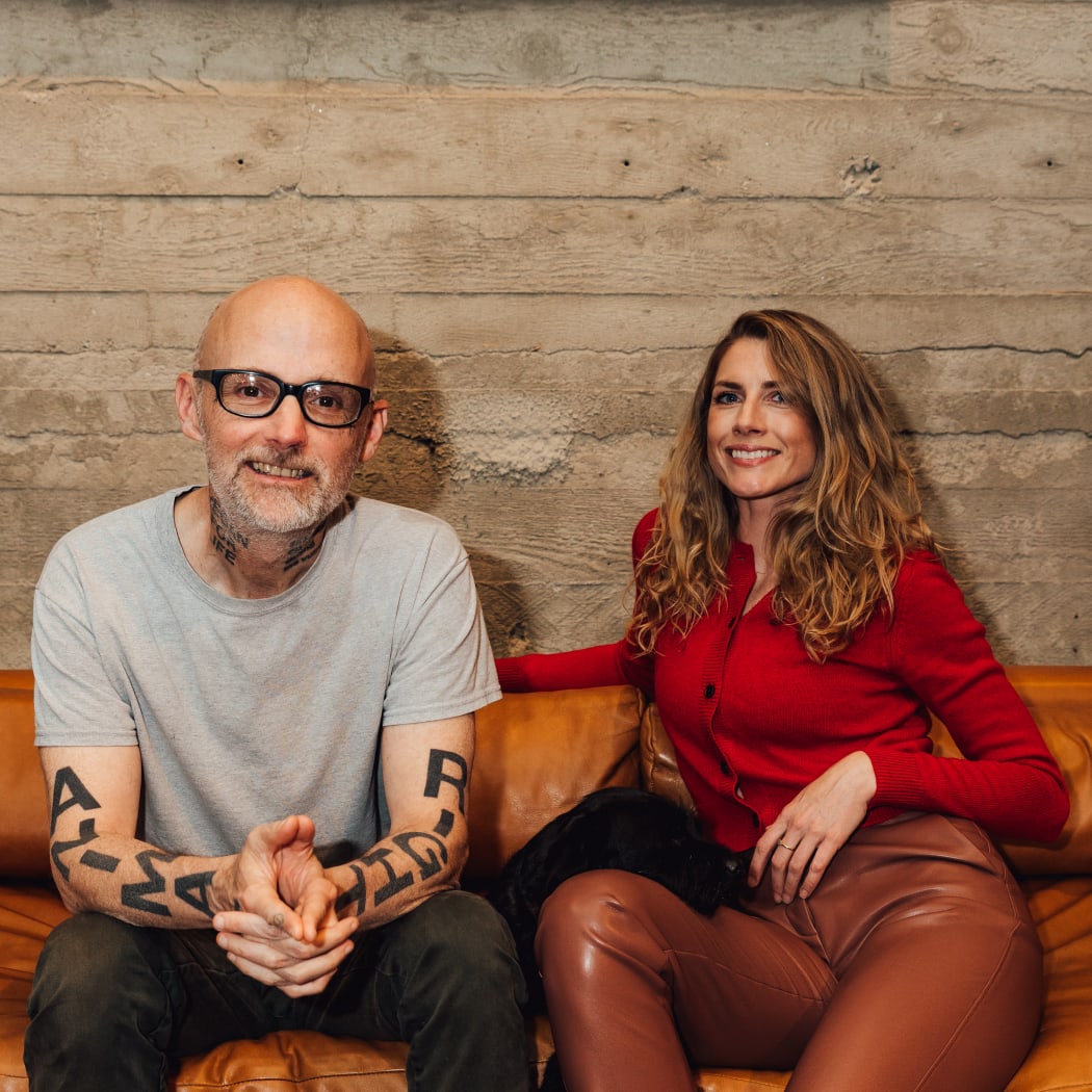 Moby and  Lindsay Hicks