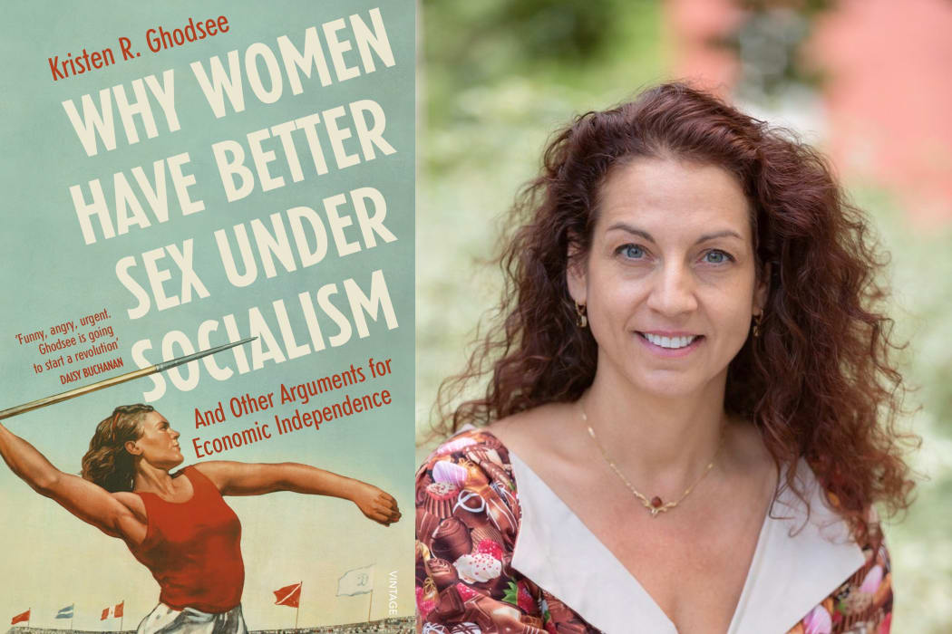 Book cover for Why Women and Better Sex Under Socialism, and picture of author Kristen Ghodsee