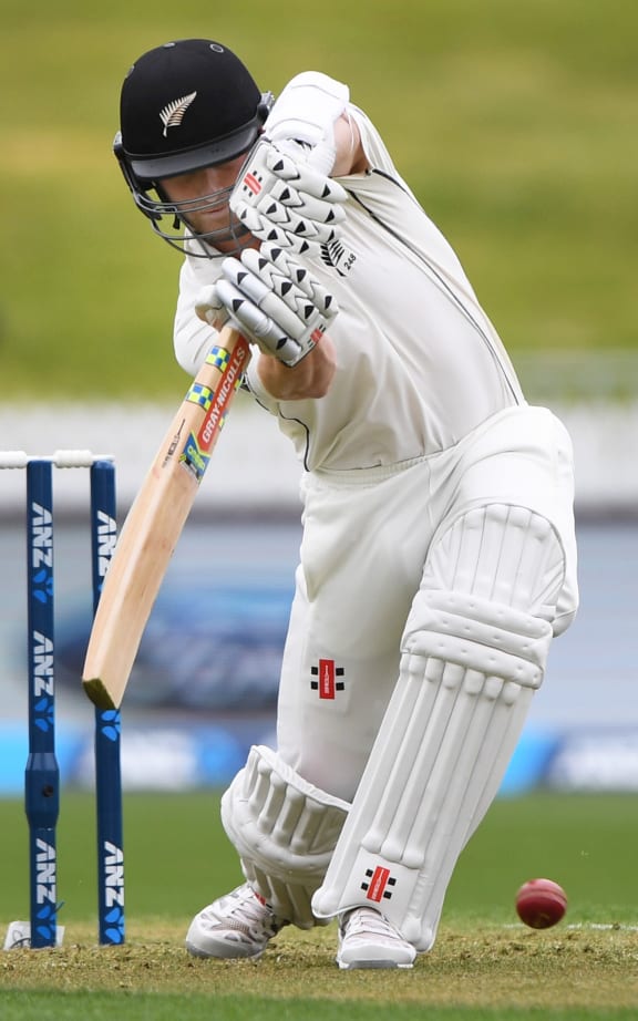 Kane Williamson before being undone by the DRS system.