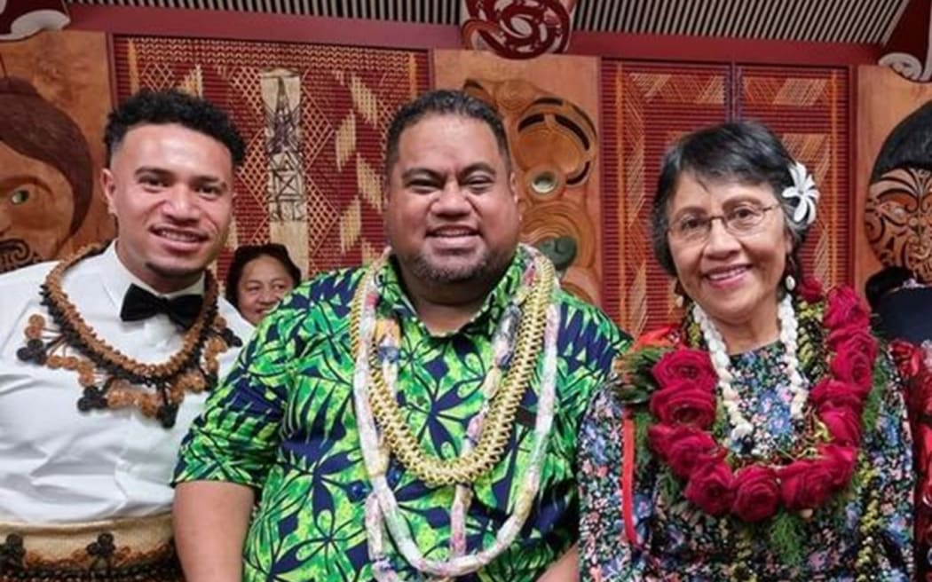 Ōtara-Papatoetoe Local Board Deputy Chair Vi Hausia with Chair Apulu Reece Autagavaia and Dr. Ofa Dewes.