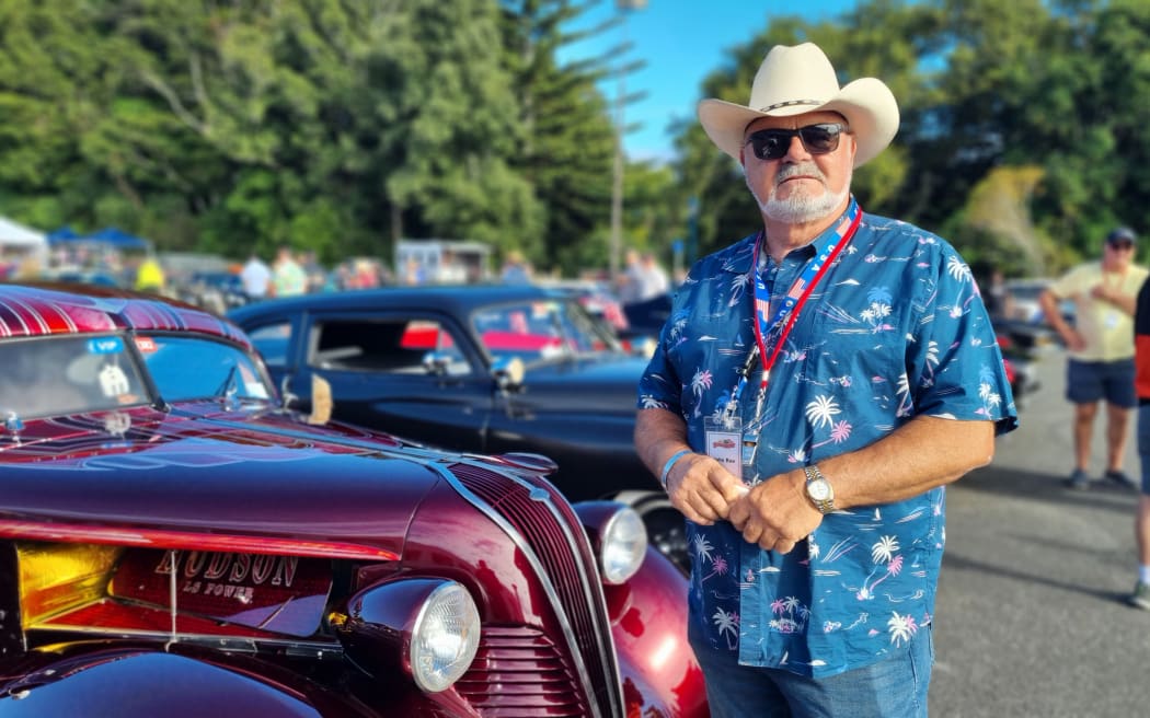 Americarna 2024 in Taranaki is a celebration of American car culture. Americarna organiser John Rae.