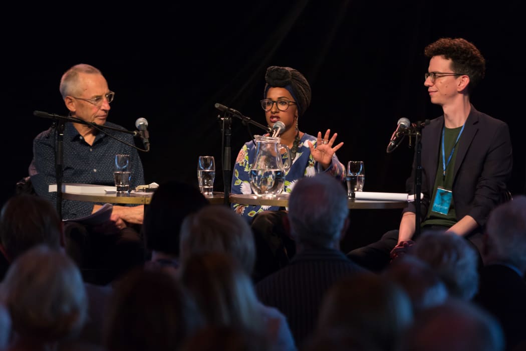 Philip Tremewan with Shen Narayanasamy and Max Harris at Wanaka
