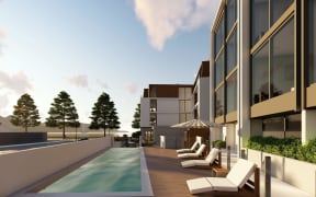 An illustration of the Sudima Hotel in Kaikōura, set to open on October 17.