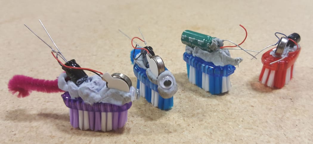 Bristlebots are simple walking robots, made from ... toothbrush heads.