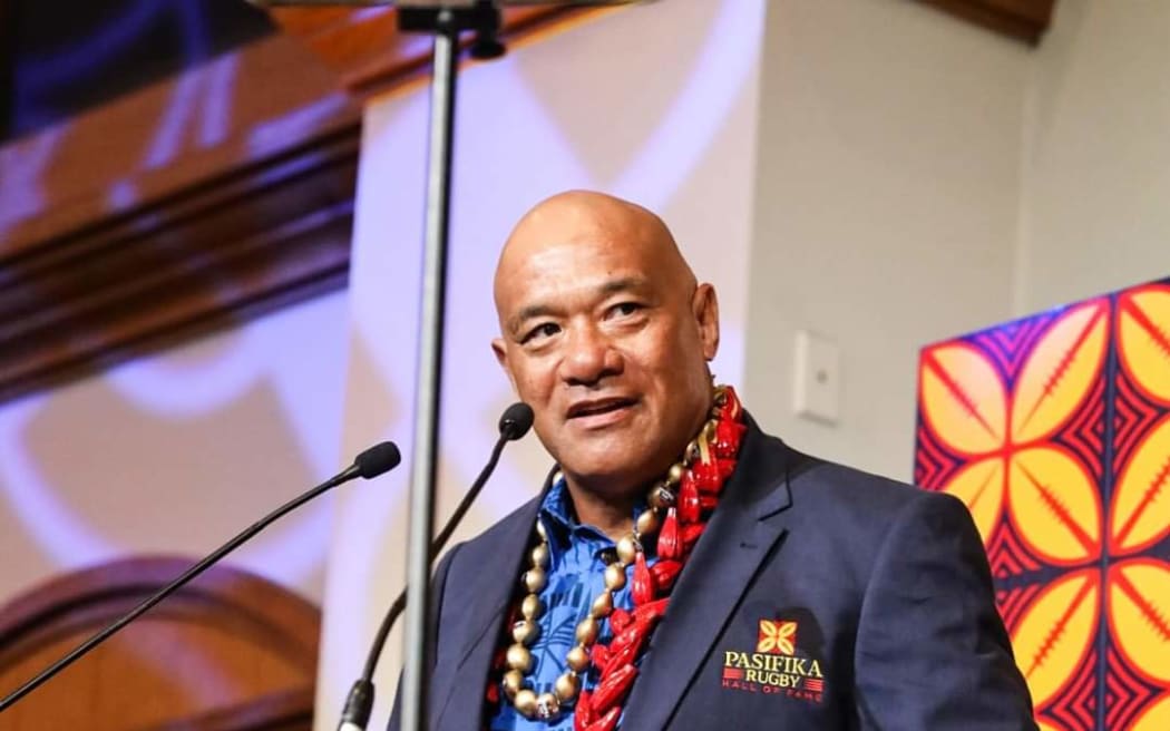 Muliagatele Brian Lima was one of seven Pasifika rugby legends inducted into the Pasifika Rugby Hall of Fame.