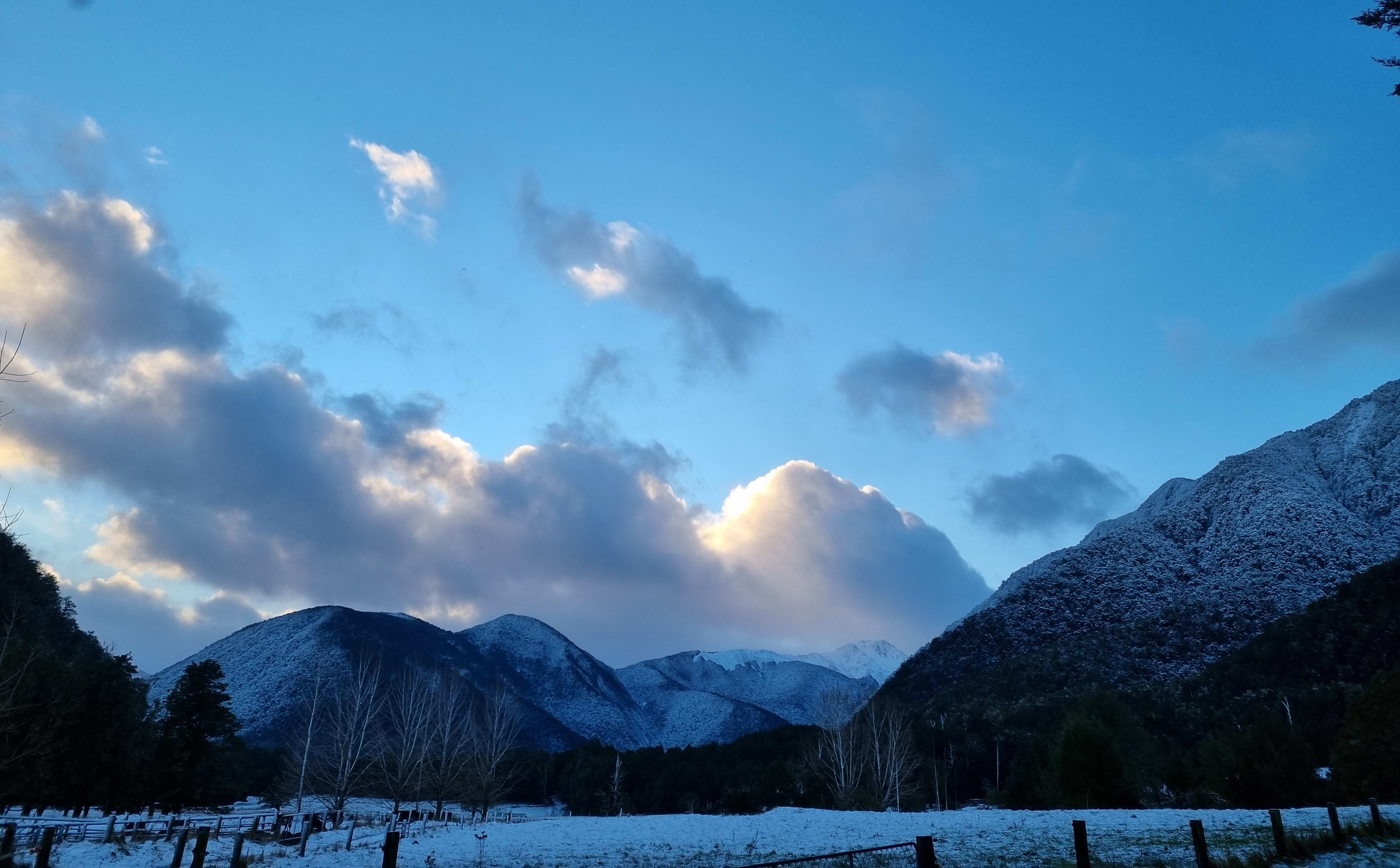 Snow at Lewis Pass 9 August 2021