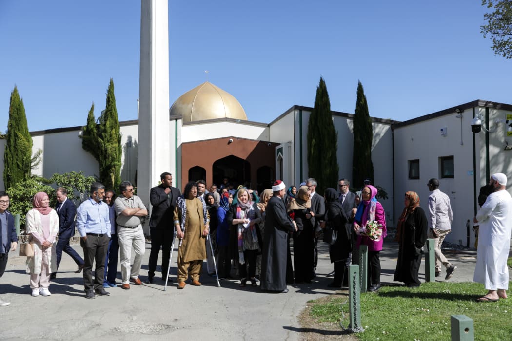 Jacinda Ardern was warmly greeted by families at the plaque unveiling on 24 September, 2020.