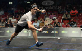 Paul Coll in action.