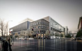 An artist's impression of the convention centre.