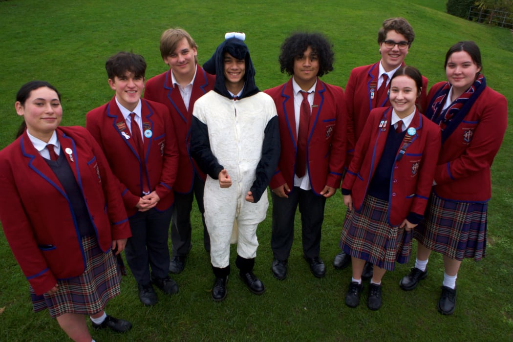(From left to right): Emmeline Taimalie, Josh Forrester, Lachie MacArthur, Te Kahui Mariu-Boreham, Lewis Chinula, Mitchell Stewart, Hayley Anderson, Kahlia Pulham.