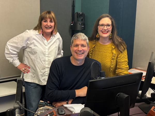 Sarah Mosley, Jesse Mulligan and Emily Fryer.