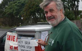 Moturoa resident Tom Waite is worried about how the loss of the St Aubyn Street post box will affect his elderly neighbours.