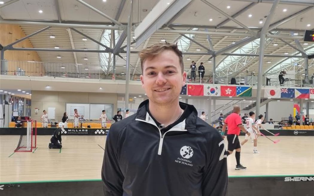 Cameron Fitzgerald Little, a player on New Zealand's men's team, said interest in floorball had increased tenfold since he started.