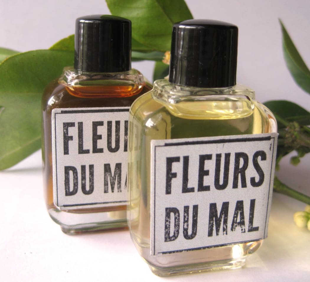 Vanessa York is making perfume, in a decommissioned toilet block, complete with a urinal.