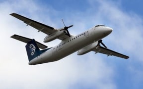 An Air New Zealand plane.