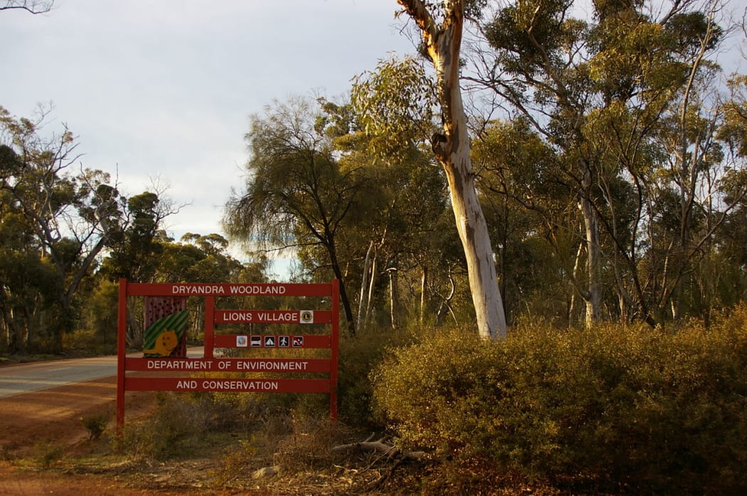 The entrance to the Dryandra Woodland in Western Australia.