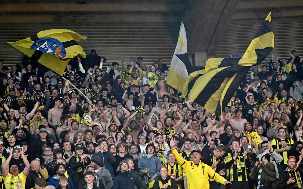 Wellington Phoenix FC v Melbourne Victory FC at Sky Stadium, Wellington.