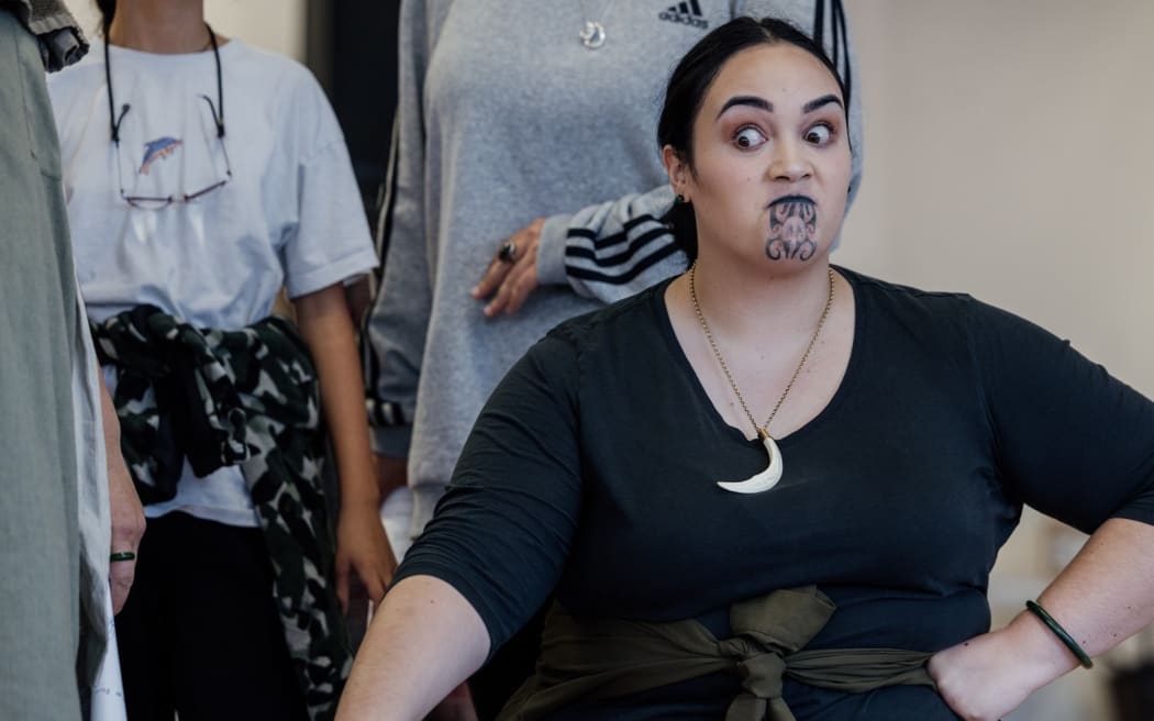 Witi's Wahine in rehearsal