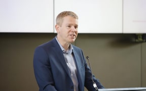 Chris Hipkins gives a State of the Nation speech at AUT South, Manukau.