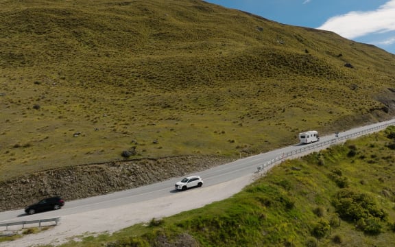 A screenshot from a video targeting international tourists who plan to drive a motor vehicle in the South Island.